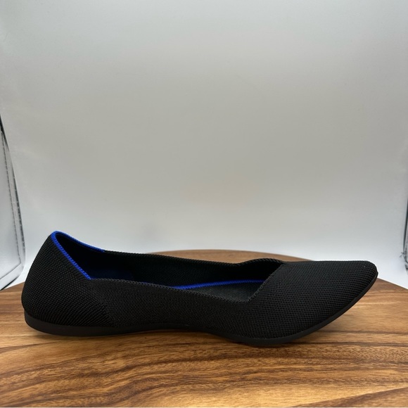 Rothy's The Point Slip On Pointed Flats Solid Black Washable Women's 9.5 - Picture 6 of 11